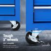 Giantz 15 Drawers Tool Chest Trolley Toolbox 2-in-1 Storage Blue