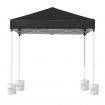 Instahut Gazebo 2x2m Outdoor Patio Garden Marquee Shade w/ Base Pods Black