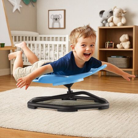 Spinning Chair Kids Sensory Toys Swivel Spin Sit Seat Balance Exercise Body Training Coordination Spinner Activity Autistic Autism ADHD Children 3+