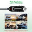 Starlink Mini Cable Car Adapter 12V-24V Starlink Mini Car Charger DC Power Cable to Cigarette Lighter 5M Waterproof DC Power Cord to Cigarette Lighter Plug