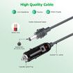 Starlink Mini Cable Car Adapter 12V-24V Starlink Mini Car Charger DC Power Cable to Cigarette Lighter 5M Waterproof DC Power Cord to Cigarette Lighter Plug