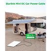 Starlink Mini DC Power Cable Cigarette Lighter 3M Starlink Mini Cable 12V-24V DC Car Power Cord 18AWG Power Cord Waterproof