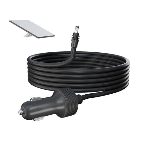 Starlink Mini Cable 12V Power Cable 3M,Starlink Mini Accessories 16AWG Cigarette Lighter to DC Cord,12V-48V Car Charger Car Adapter