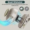 Portable Silent Mini Bladeless Fan Clip On,3 Speed Clip on Fan for Shirt and Waist