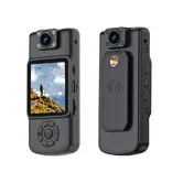 64GB Body Camera with Auto Video Night Vision 1080P FHD Wearable Body Worn Cam Portable Small Personal Camcorder Sport Action Outdoor Video Recorder