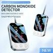 Portable Carbon Monoxide Detectors 3-in-1 Mini Size CO Monitor with Kickstand & Lanyard 85 dB Alarm CO Temperature Humidity Sensor