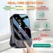 Portable Carbon Monoxide Detectors 3-in-1 Mini Size CO Monitor with Kickstand & Lanyard 85 dB Alarm CO Temperature Humidity Sensor