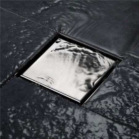 Shower Grates Bathroom Floor Drain Waste Stainless Steel (Brushed Nickel, Outlet ¢50mm)