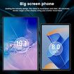 Android 15 Tablet 10.1 Inch 8 Core 8GB RAM 256GB ROM 10000mAh Battery HD Screen With Keyboard Color Blue