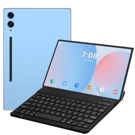 Android 15 Tablet 10.1 Inch 8 Core 8GB RAM 256GB ROM 10000mAh Battery HD Screen With Keyboard Color Blue