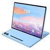 Android 15 Tablet 10.1 Inch 8 Core 8GB RAM 256GB ROM 10000mAh Battery HD Screen With Keyboard Color Blue