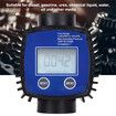 K25 1in Internal Thread Water Sensor Meter, Digital Display Flowmeter for Gasoline, Chemical Liquid (Blue)