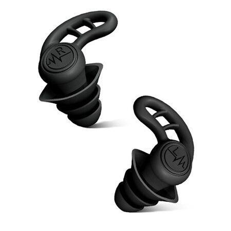 Swimming Ear Plugs, Waterproof Reusable Silicone Swim Earplugs for Swimming Surfing Snorkeling Showering and Pool (Black)