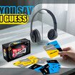You Say I Guess Card Game,Lip Reading Party Board Games,Headphone Challenge,Funny Multi Players Party Interaction Family Interactive Card Game