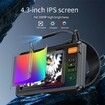 3 Inch Screen 1080P HD Endoscope Visual Detector For Inspection And Maintenance 4.3-inch Large Screen 8 LED Lights IP67 Waterproof-1M 8.0MM Single Head
