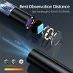 3 Inch Screen Visual Detector For Pipeline Inspection And Maintenance 4.3-inch Large Screen 8 LED Lights IP67 Waterproof-5M 8.0MM Single Head