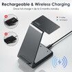 Wallet Tracker Card Air-Tag (iOS Only) - Work with Apple Find My,Bluetooth Tracker Smart Card Wallet Finder,0.08in Slim,IP68 Waterproof 2Pack