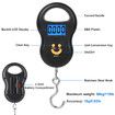 50kg Digital Scale,Portable Luggage Weight Scale,Electronic Hanging Hook Scale with Backlit LCD Display For Fishing Luggage