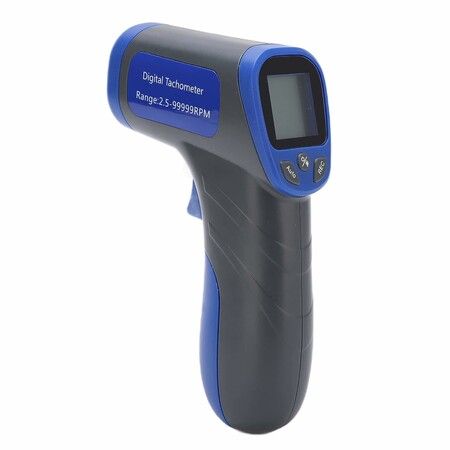 Industrial Tachometers Gauge, Digital Photoelectric RPM Meter, Non Contact RPM Gun Tachometer Portable Motor Speed Gauge