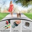 Dual Dog Retractable Leash, Auto Untangles, Supports Up To 50lb Dogs, 10ft Distance Each Dog, Color Coded Control, Waterproof