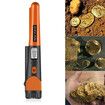 Hand Metal Detector, High Sensitivity Metal Detector with LCD Display and Belt Holster, All Metal Finder Locating Gold Coin Silver Jewelry Waterproof