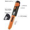 Hand Metal Detector, High Sensitivity Metal Detector with LCD Display and Belt Holster, All Metal Finder Locating Gold Coin Silver Jewelry Waterproof