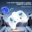 Remote Control Wireless Airplane Toy,Gravity Gliders Airplane With Lights,Rc Float Plane,2.4G 2 Channels RC Remote Control Fighter Model Toy Red