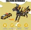 Collision Transforming Car Toy, Transformation Car Toy with Crash and Transform Feature, for Age 3 Up Boys and Girls, Golden