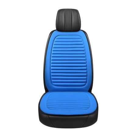 Blue 3D Ice Silk CarRSeat cover Cushion Cooling Pad Ventilation Four Seasons