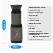 Grey 6X18mm Mobile Phone Telescope Concert Photography Monocular Clip Mini Tripod High-definition Telephoto