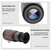 Grey 6X18mm Mobile Phone Telescope Concert Photography Monocular Clip Mini Tripod High-definition Telephoto