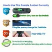 Replacement Solar TV Remote Control for Samsung Smart TV (2018-2025) Rechargeable Solarcell,USB-C Charging,Voice & Bluetooth