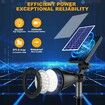 Solar Spot Lights Outdoor,36 LEDs Solar Landscape Lighting with 2200mAh,Outdoor Lights Auto On/Off 2-in-1 Wall or Ground Solar Powered 4 Pack (Multicolor)