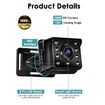 Dual Car Camera, View Infant in Rear Facing Seat with Wide Crystal Clear View, Plug and Play Easy Install Infant Monitor