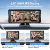 Dual Car Camera, View Infant in Rear Facing Seat with Wide Crystal Clear View, Plug and Play Easy Install Infant Monitor