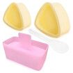 Onigiri Mold, 3 Pcs Musubi Press Maker Triangle Rice Ball Mold Maker for Kid Lunch Bento and Home DIY