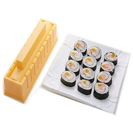Sushi Maker, Sushi DIY Mold Set, Easy Sushi Making Kit, Premium Edition, Round Shape