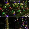 Solar LED String Lights,12M 100 LED Waterproof Rope Light 8 Modes Colorful Outdoor Lights for Garden,Camping,Christmas,Halloween Decorations