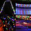 Solar LED String Lights,12M 100 LED Waterproof Rope Light 8 Modes Colorful Outdoor Lights for Garden,Camping,Christmas,Halloween Decorations