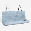 Car Dog Pet Seat Barriers Bed 124x45x49cm Universal Rear Pet Mat Washable All Season Oxford PP Cotton Hair Dirt Proof COL Lt.Blue