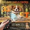 Dog Bark Deterrent Device, Anti Barking Device for Dogs with 3X Ultrasonic, Bark Shield to Stop Neighbors Dog Barking