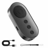 Bluetooth Camera Remote Shutter with Zoom and Front/Rear Camera Switch,Cllphone Remote Clicker for iOS Android,Wireless Video Scrolling for Tiktok