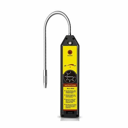 Refrigerant Leak Detector Automotive AC Gas Sensor Portable Handheld 7 Levels Sensitivity Alarm Freon Halogen Sniffer Tester R22 R410A R134A R1234YF