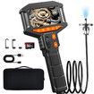 Two-Way Articulating Borescope Camera with Light Endoscope Inspection Snake Camera with 0.33in Articulated Probe for Mechanic Automotive Engine Wall