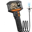 Two-Way Articulating Borescope Camera with Light Endoscope Inspection Snake Camera with 0.33in Articulated Probe for Mechanic Automotive Engine Wall