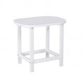 Gardeon Outdoor Coffee Side Table HDPE Desk Patio Furniture Camping Garden White