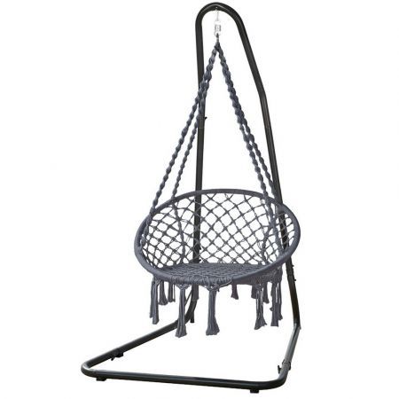 Gardeon Hammock Hanging Chair with Steel Stand