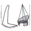 Gardeon Hammock Hanging Chair with Steel Stand