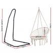 Gardeon Hammock Hanging Chair with Steel Stand