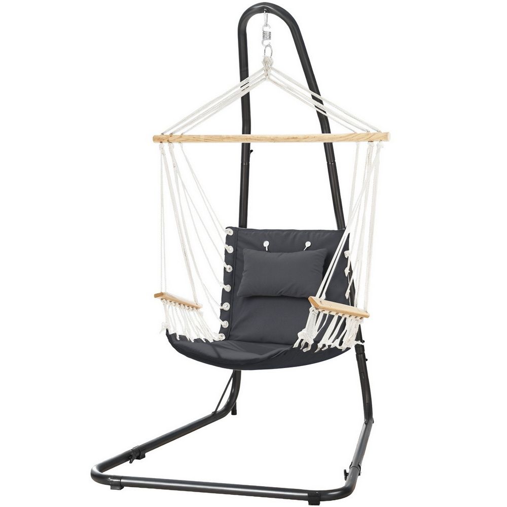Gardeon Hammock Chair with Heavy Duty Steel Stand
